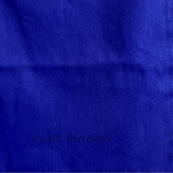 Stuart Weitzman Medium Size Blue Purse Shoe Protector Dust Bag 14” x 10.5” - Picture 4 of 9